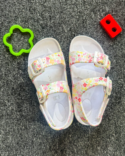 White and Pink Sofia Kiddies Sandal