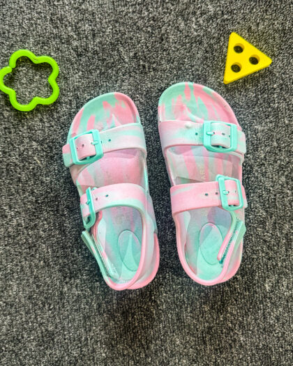 Blue and Pink Sofia Kiddies Sandal