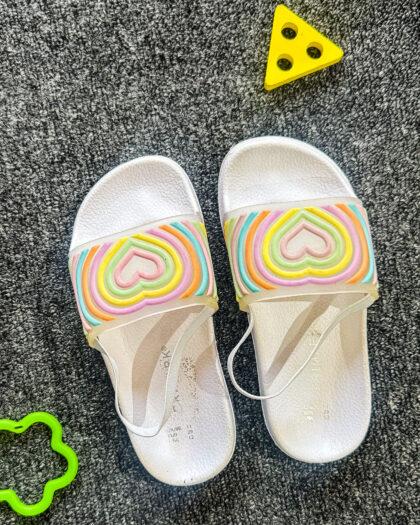 White Sofia Kiddies Sandal