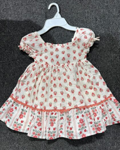 Isaac Mizrahi Girls Gown – Cream & Red