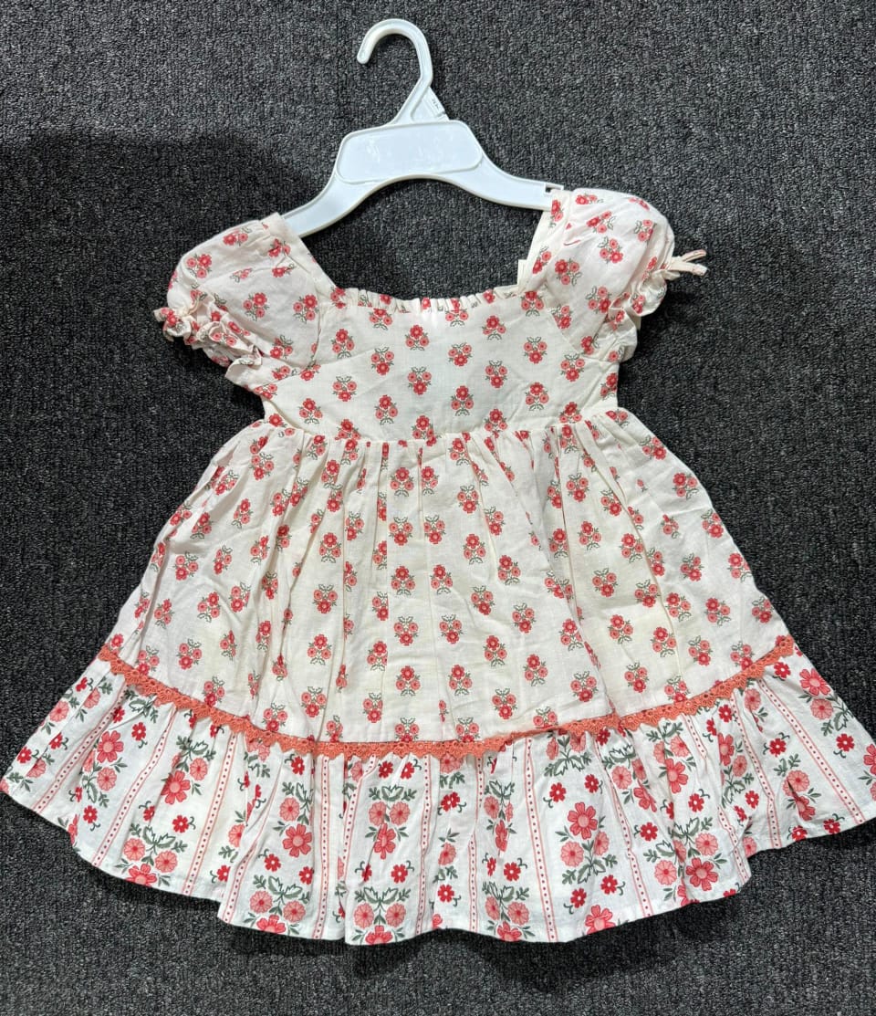 Isaac Mizrahi Girls Gown – Cream & Red