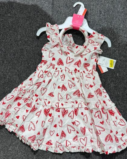 Isaac Mizrahi Girls Gown – White & Red