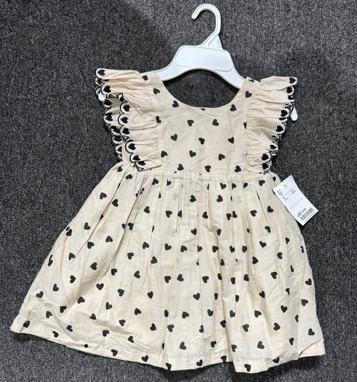 Isaac Mizrahi Girls Gown – Cream & Black