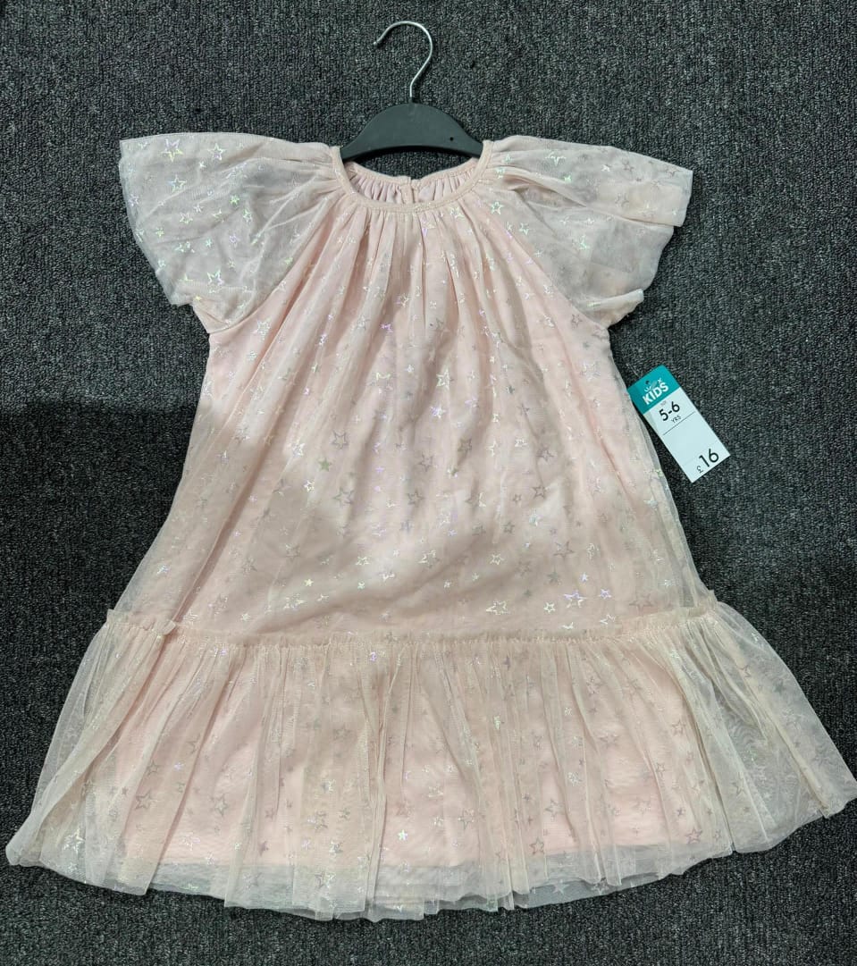 Matalan Princess Girls Gown – Pink