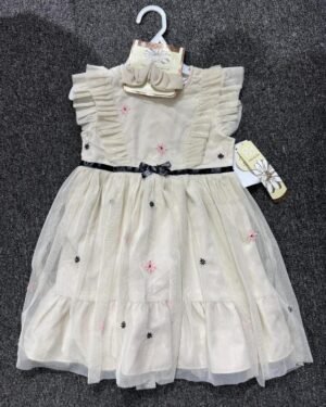 Joie Girls Dress – Cream