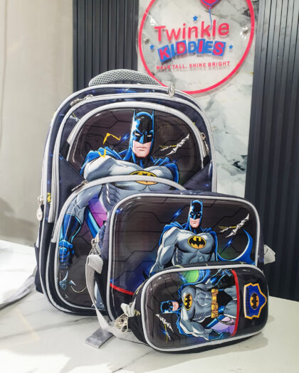 Black 3 in 1 Boys School Bag Set