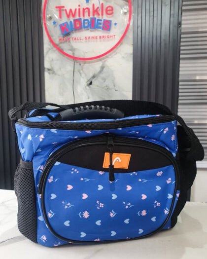 Pink and Blue Girls Lunch Bag