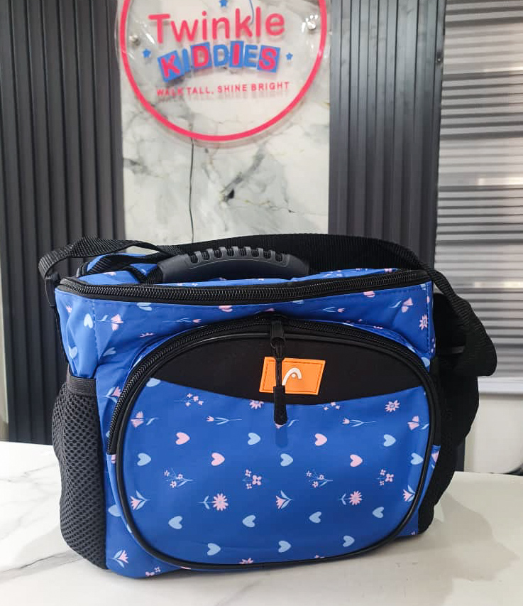 Pink and Blue Girls Lunch Bag