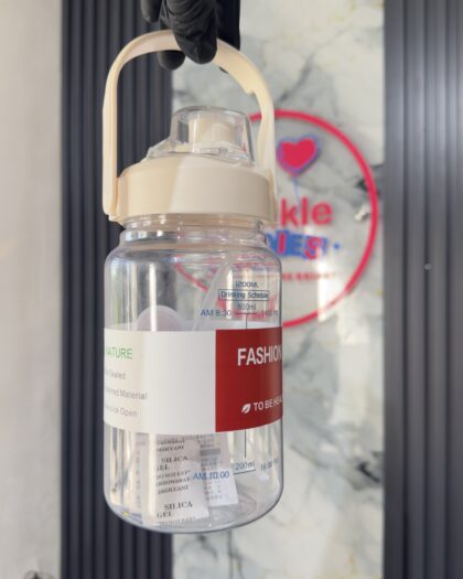 Big Size Cream Unisex Water Bottle