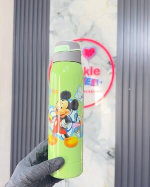 Sippy Stainless Steel Green Girls Bottle