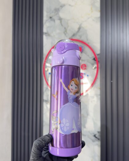 Sippy Stainless Steel Purple Girls Bottle