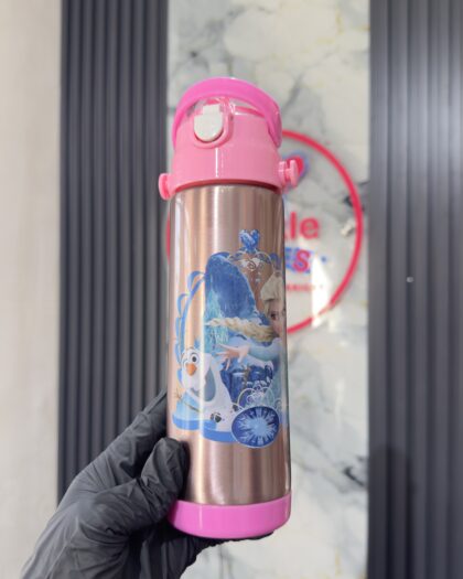 Sippy Stainless Steel Pink Girls Bottle