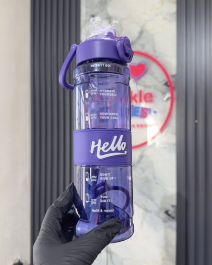 Hello Hydration Purple Girls Bottle