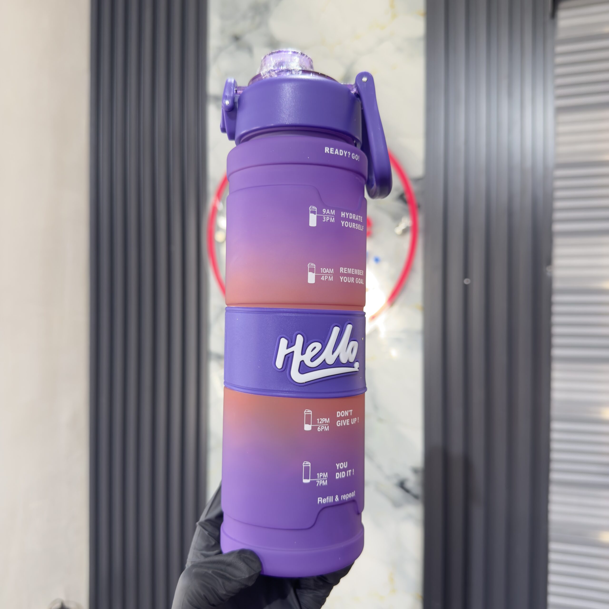 Hello Hydration Purple Girls Bottle