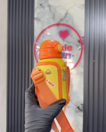 2 Way Orange Boys Bottle with Pouch
