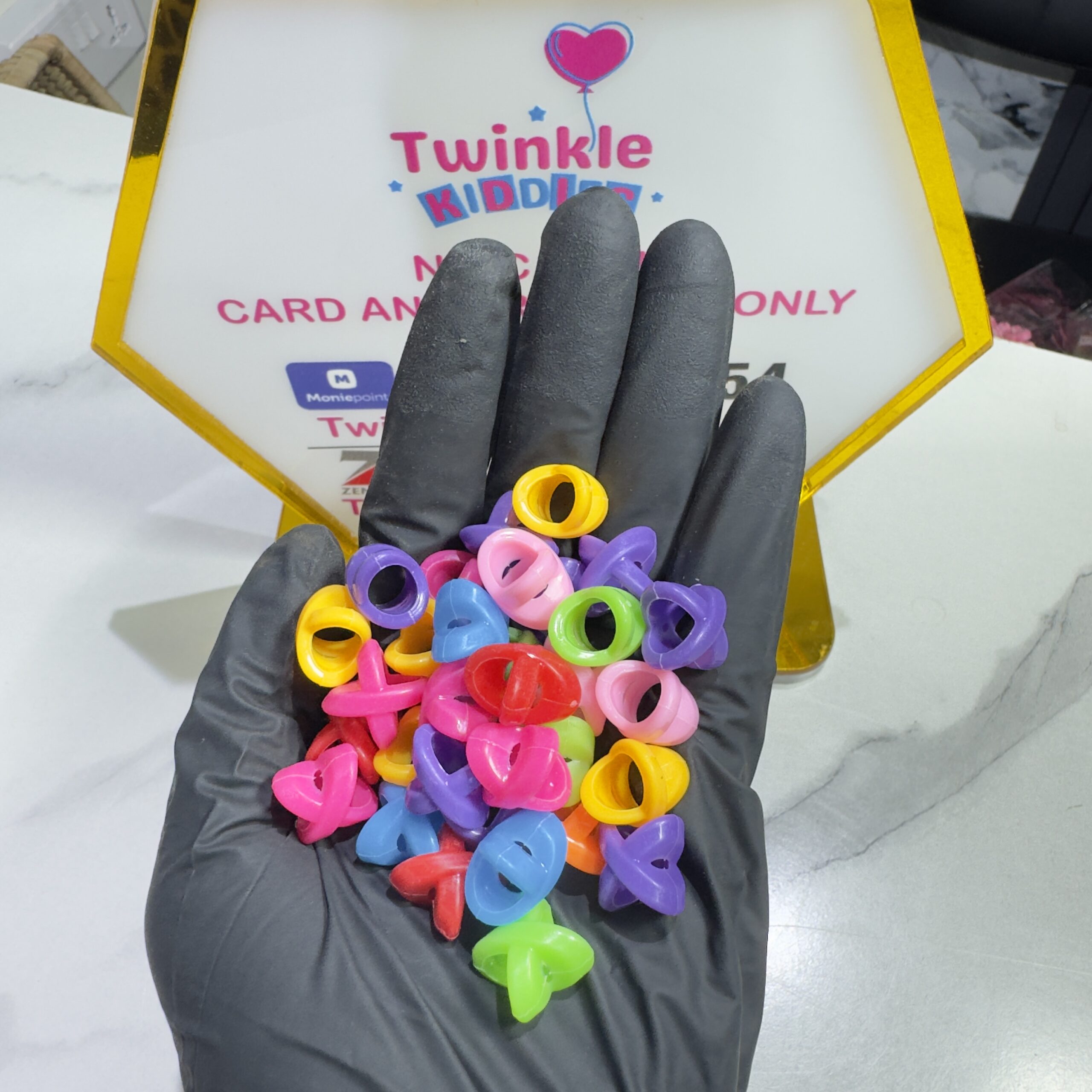 Multi Colour Girls Hair Beads Pack - Image 6