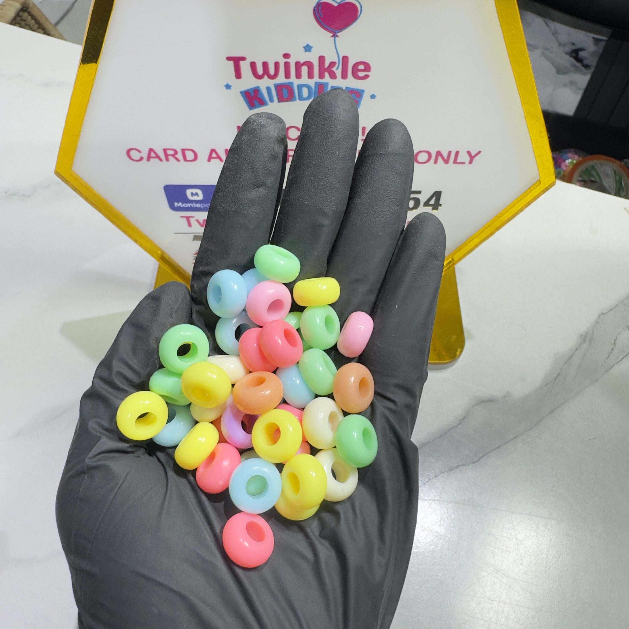 Multi Colour Girls Hair Beads Pack