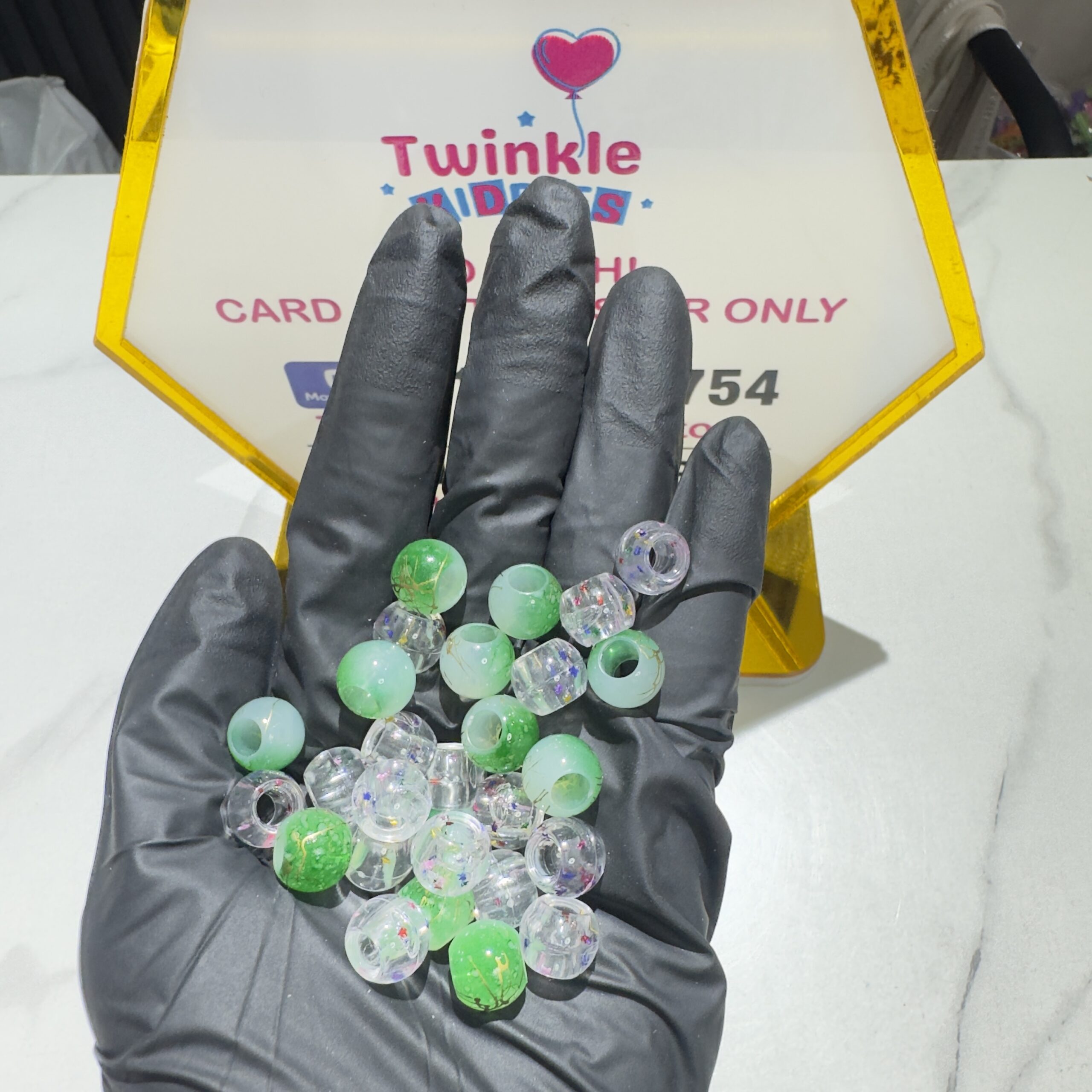 Multi Colour Girls Hair Beads Pack - Image 12