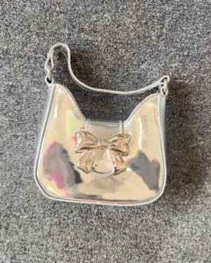 Silver Mini Girls Handbag