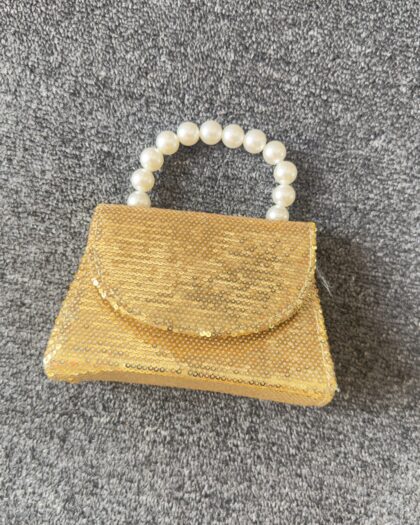 Gold Mini Girls Handbag