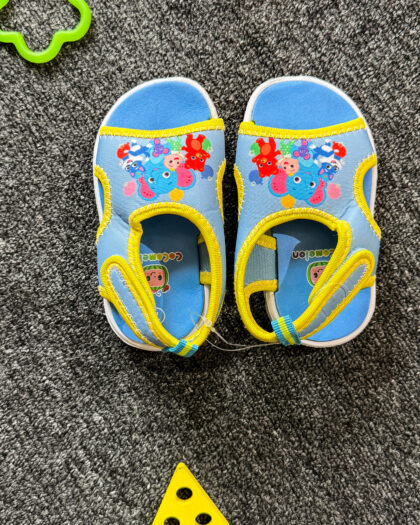 Blue and Yellow Kitto Fancy Boys Sandal
