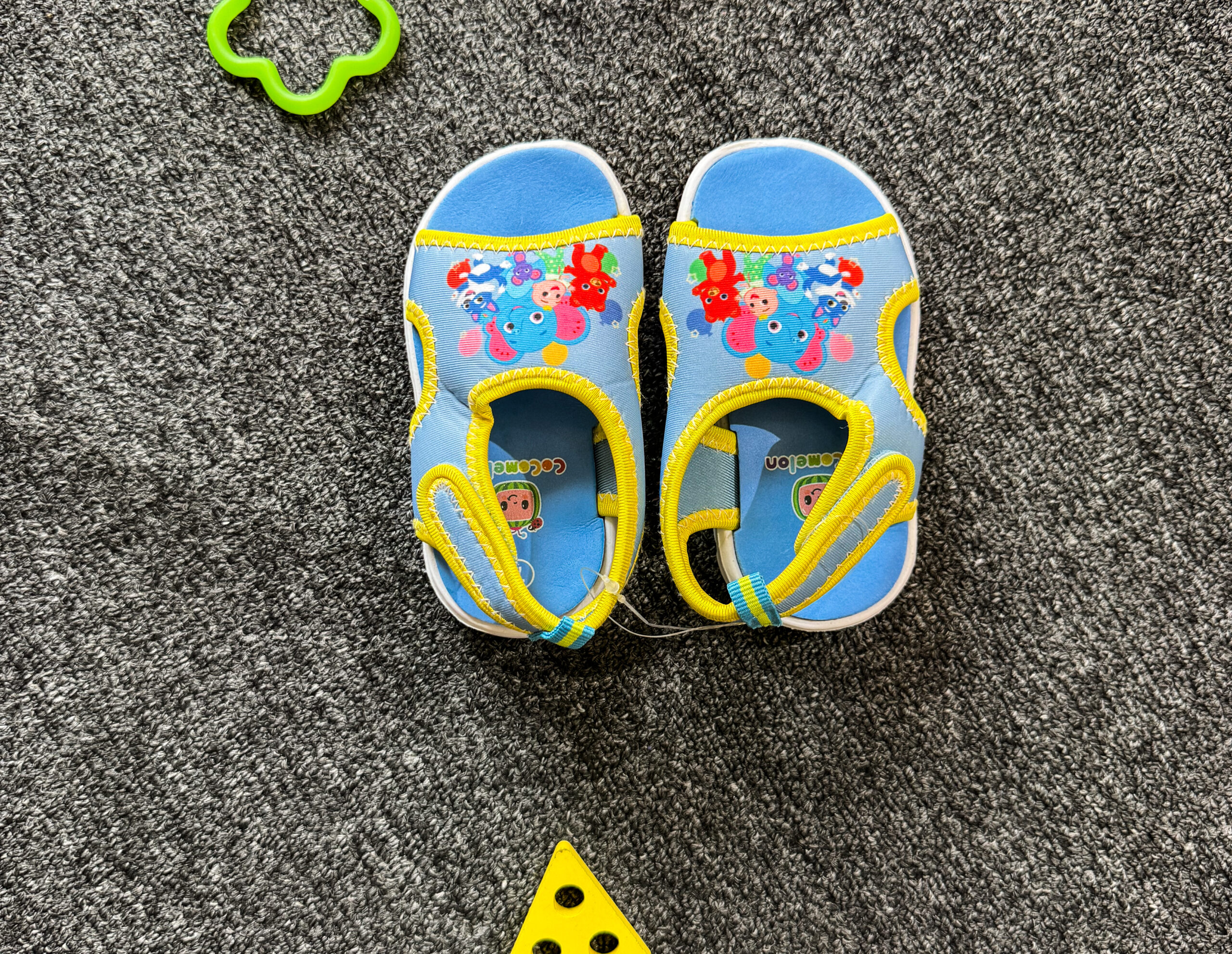 Blue and Yellow Kitto Fancy Boys Sandal