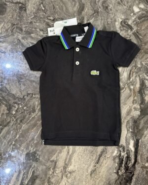 Lacoste Black Boys Shirt