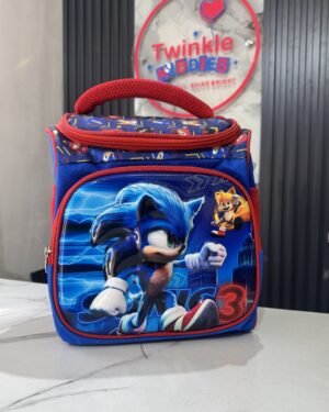 Blue and Red Boys Lunch Bag
