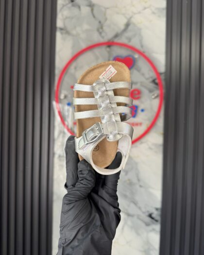 Birkenstock Silver Girls Sandals
