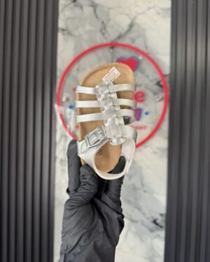Birkenstock Silver Girls Sandals