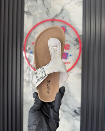 Birkenstock Silver Girls Sandals