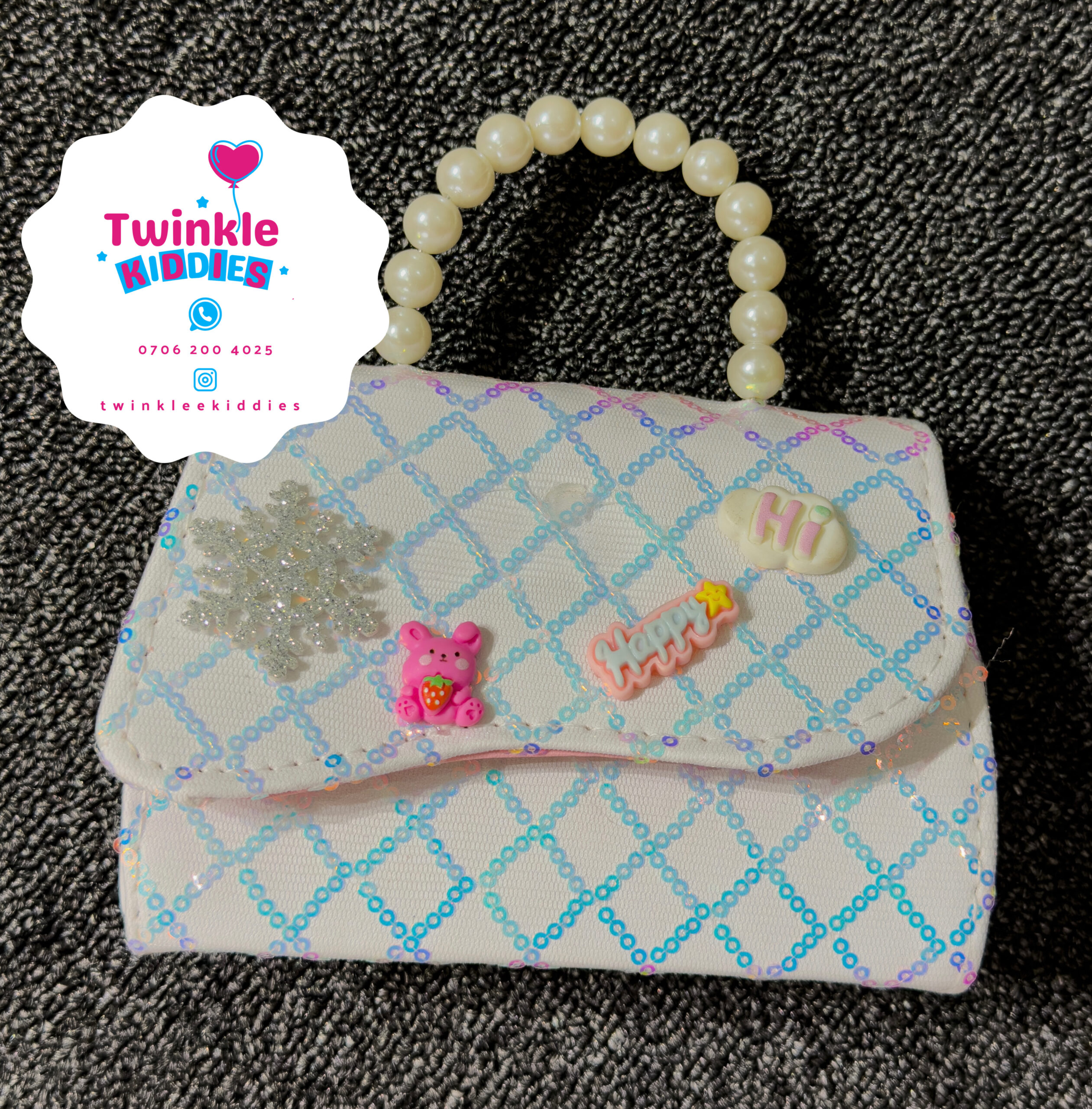 White Mini Girls Handbag