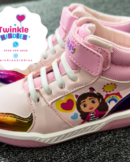 Pink LED Girls Sneakers