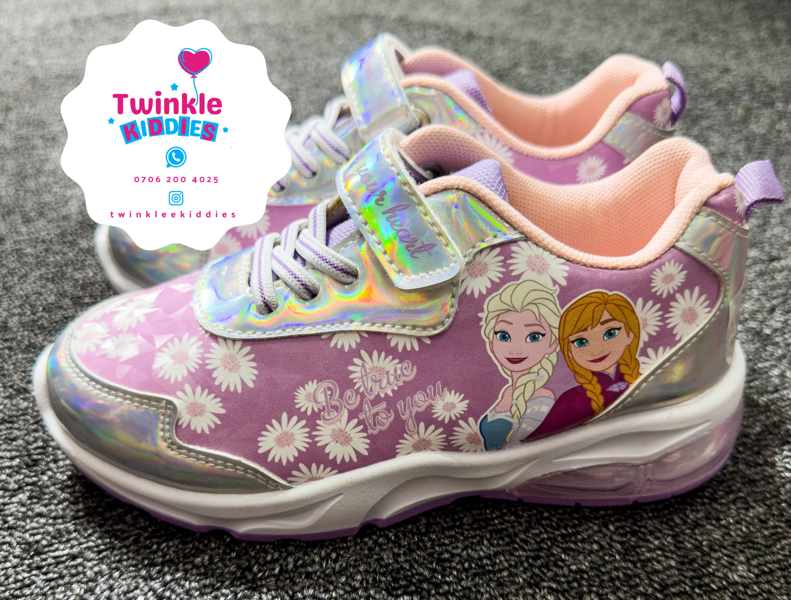 Frozen LED Girls Sneakers