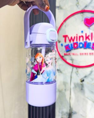 Hello Shark Purple Girls Water Bottle