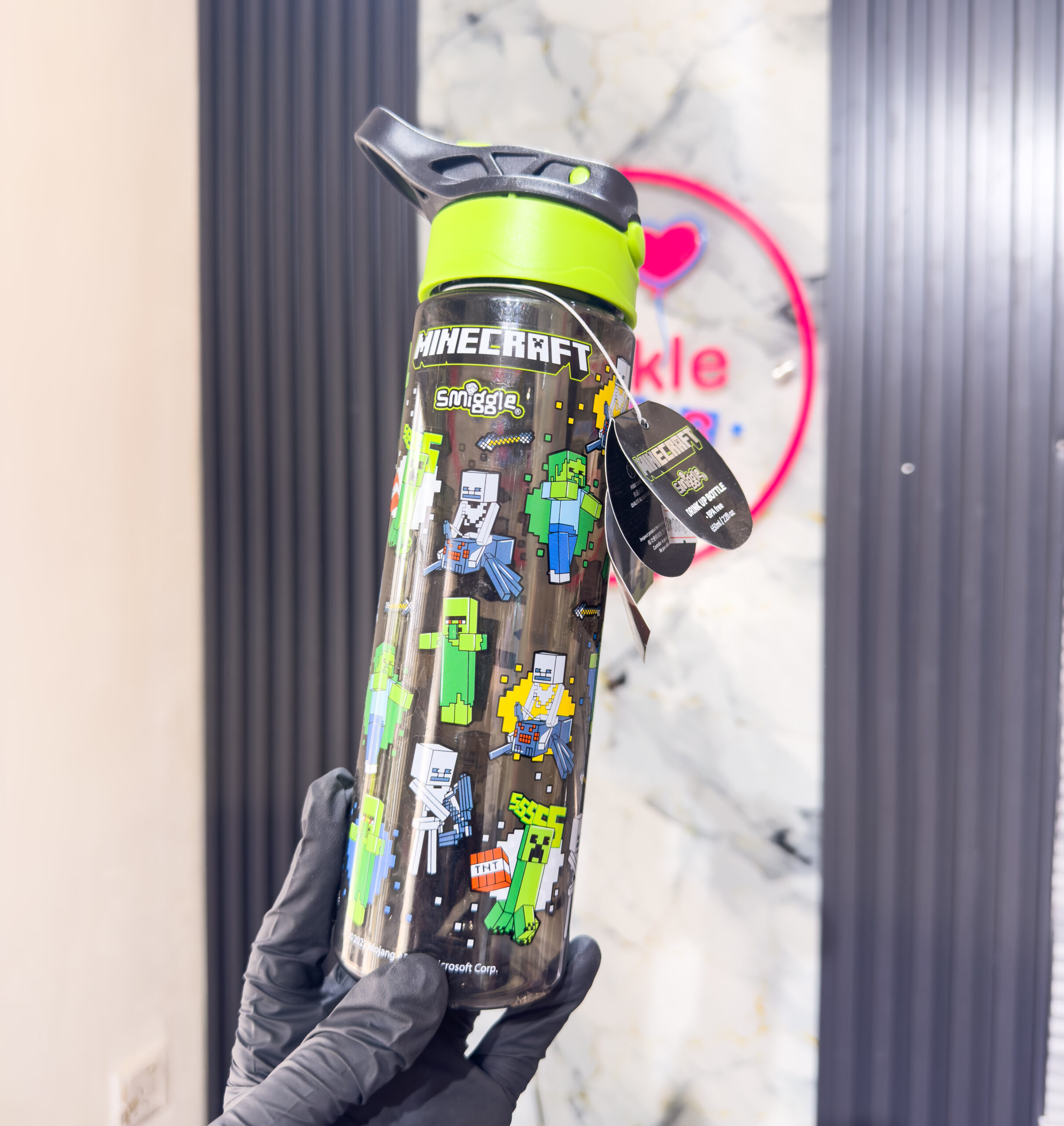 Smiggle Green Boys Water Bottle