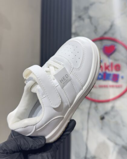 White Unisex School Sneakers