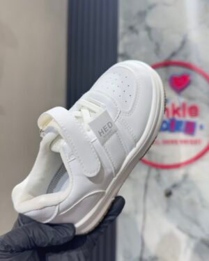 White Unisex School Sneakers
