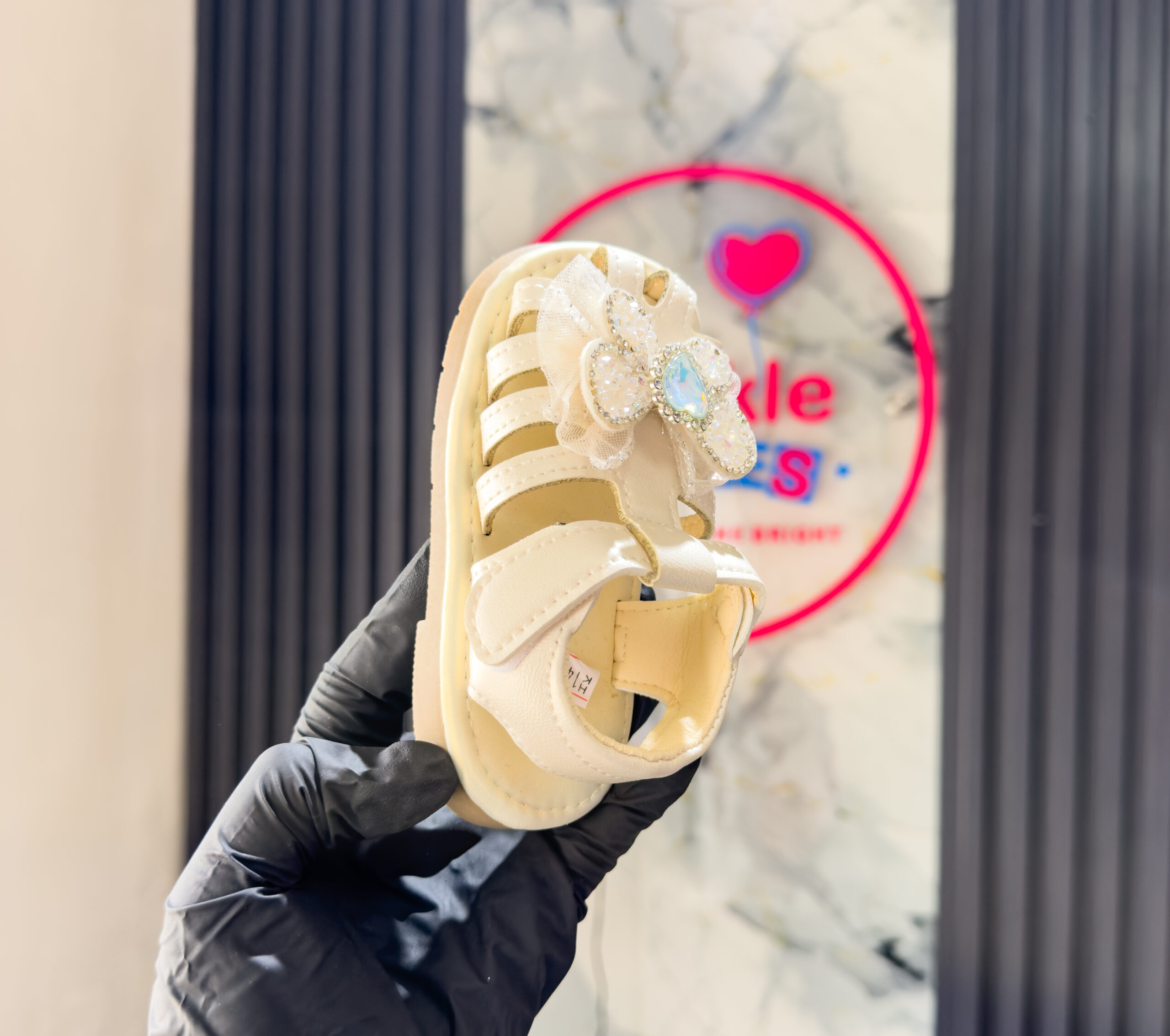 Toddler White Girls Sandals