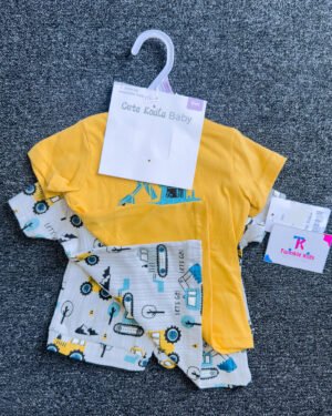Grey Baby Boys 3pcs Set