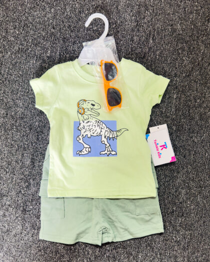 Green Boys 2pcs Set with Sunglasses