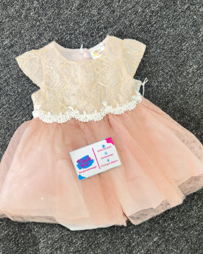 Blush Pink Princess Girls Dress