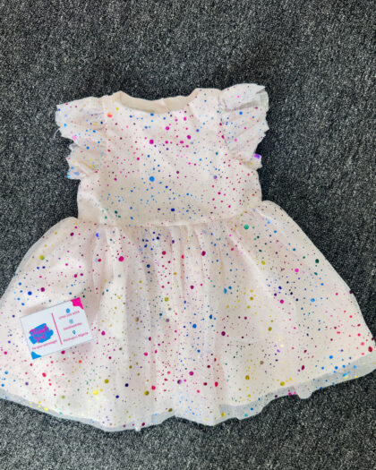 Multicolor Princess Girls Dress