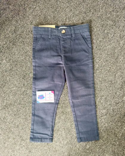 Denim Chinos Boys Trouser (Navy Blue)