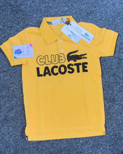 Mustard Lacoste Boys Shirt