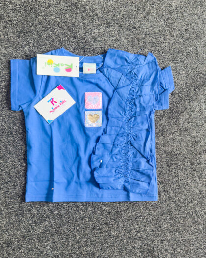Fashion  Blue Girls Shirt