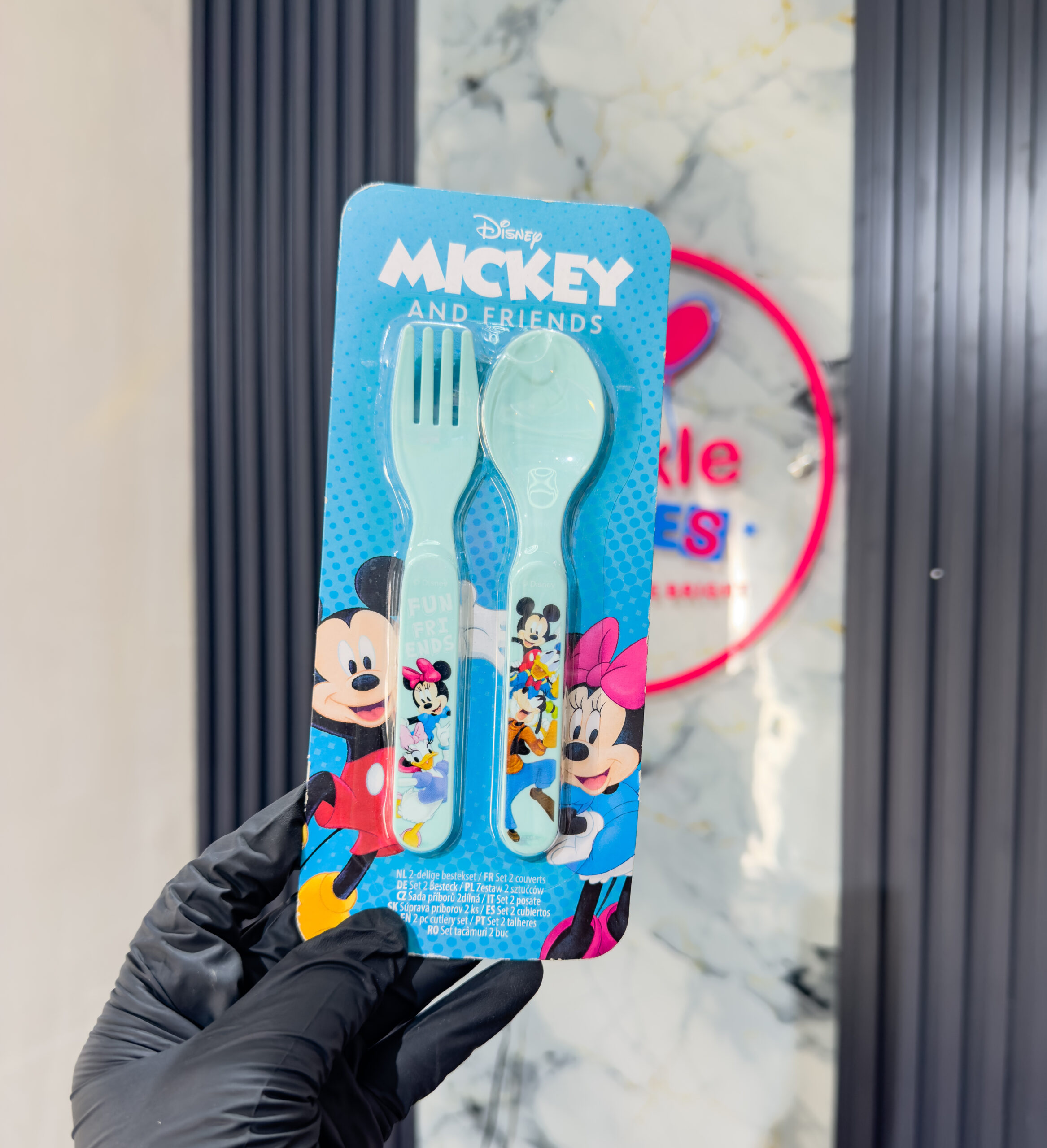 Blue Unisex Cutlery Set