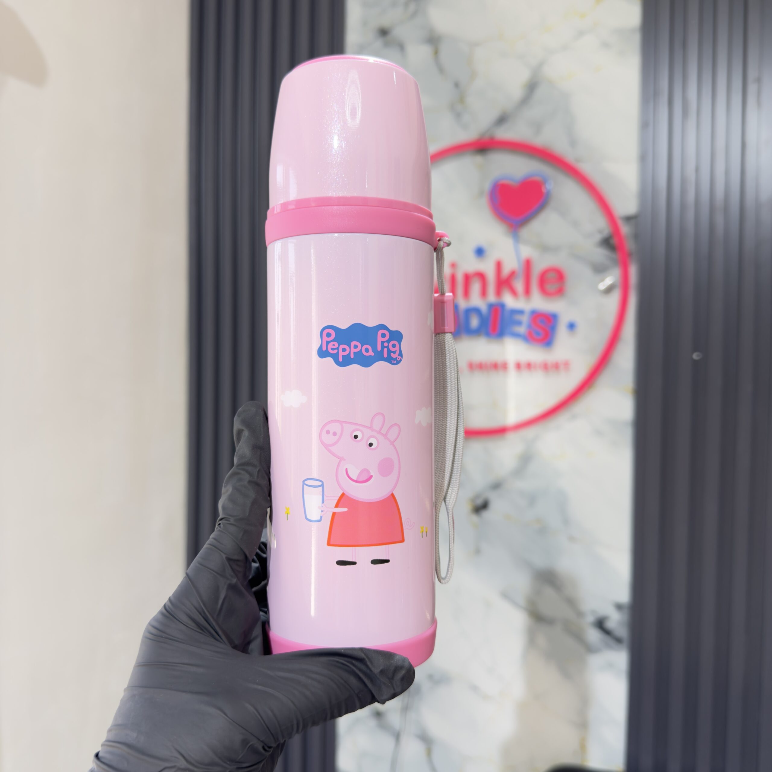 Peppa Pig Pink Girls Insulated Bottle