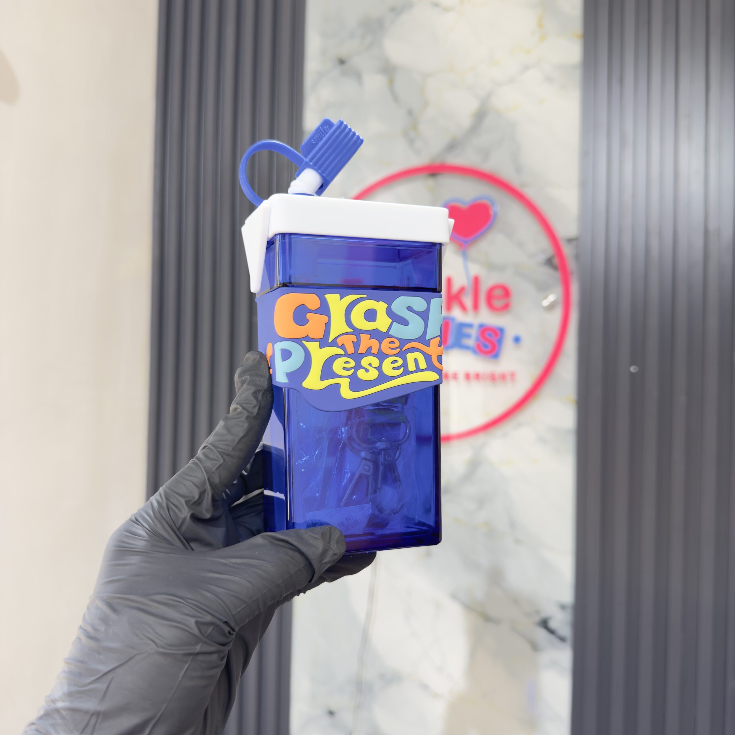 Juice Pouch Blue Boys Bottle