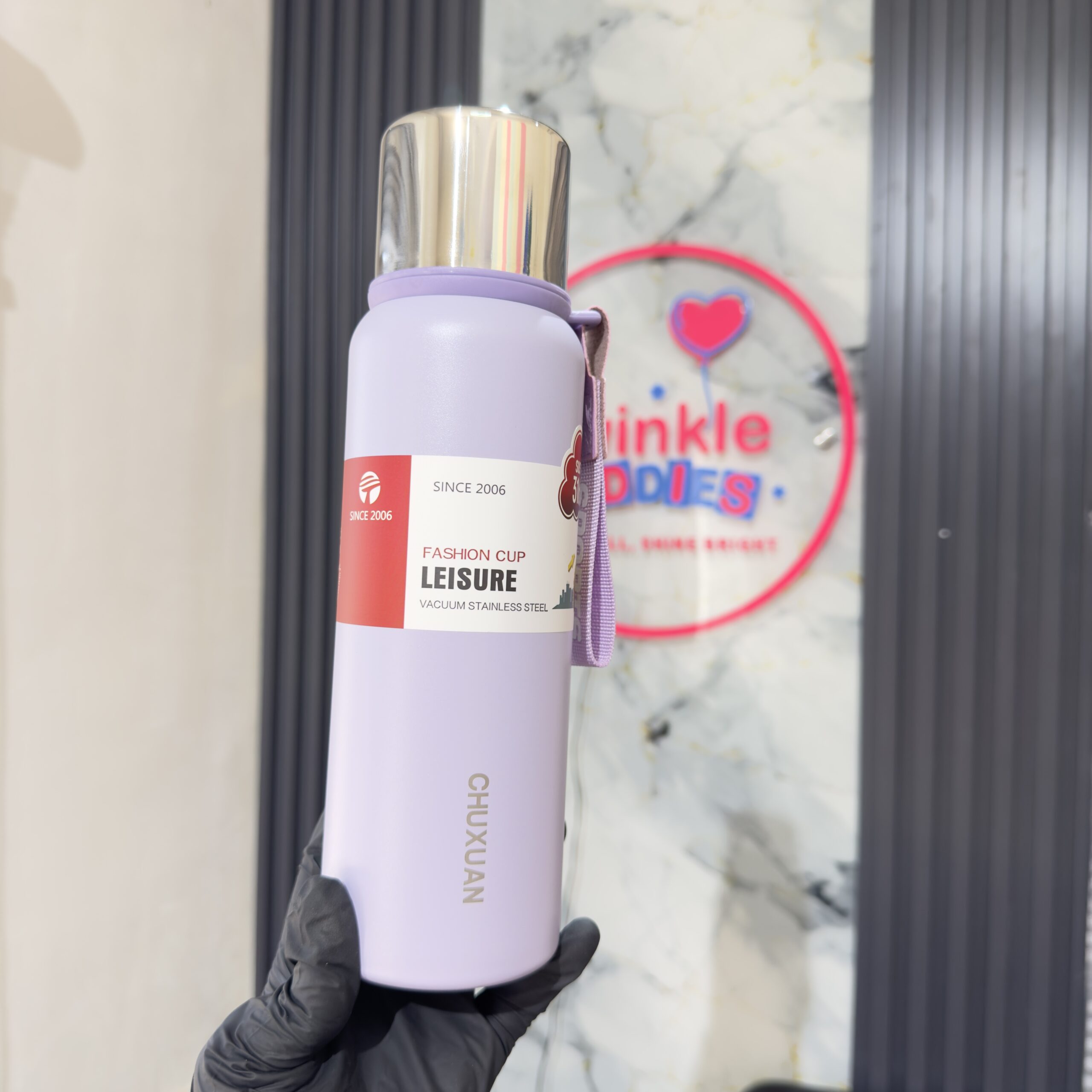Insulated Purple Girls Water Flask